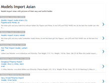 Tablet Screenshot of modelsimportasian.blogspot.com