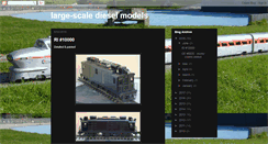 Desktop Screenshot of large-scaledieselmodels.blogspot.com