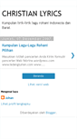 Mobile Screenshot of johan-christianlyrics.blogspot.com