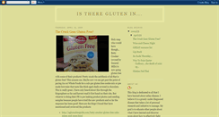 Desktop Screenshot of istheregluten.blogspot.com