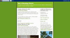 Desktop Screenshot of notashoutingchurch.blogspot.com