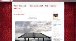 Desktop Screenshot of mecanoscritdelsegonexili.blogspot.com