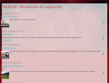 Tablet Screenshot of mecanoscritdelsegonexili.blogspot.com