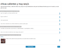 Tablet Screenshot of lindascalientesysexys.blogspot.com