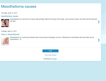 Tablet Screenshot of mesotheliomaes.blogspot.com