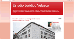 Desktop Screenshot of estudiojuridicovelasco.blogspot.com