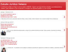 Tablet Screenshot of estudiojuridicovelasco.blogspot.com