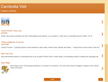Tablet Screenshot of cambodiavisit.blogspot.com