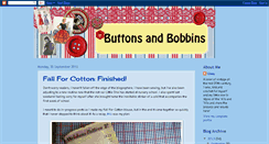 Desktop Screenshot of buttons-and-bobbins.blogspot.com