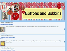Tablet Screenshot of buttons-and-bobbins.blogspot.com