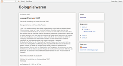 Desktop Screenshot of colognialwaren.blogspot.com