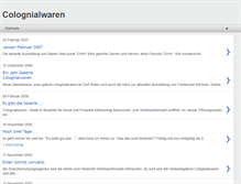 Tablet Screenshot of colognialwaren.blogspot.com