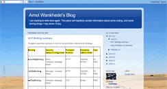 Desktop Screenshot of amolw.blogspot.com