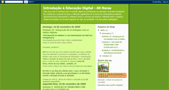 Desktop Screenshot of educacaodigital40horas.blogspot.com