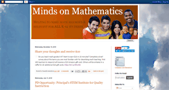 Desktop Screenshot of minds-on-math.blogspot.com