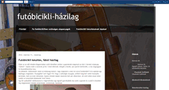 Desktop Screenshot of futobicikli-hazilag.blogspot.com