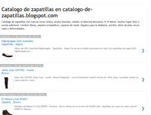 Tablet Screenshot of catalogo-de-zapatillas.blogspot.com