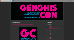 Desktop Screenshot of genghisconcleveland.blogspot.com