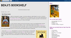 Desktop Screenshot of benjisbookshelf.blogspot.com