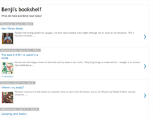 Tablet Screenshot of benjisbookshelf.blogspot.com