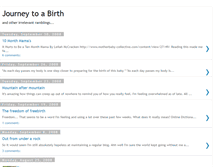 Tablet Screenshot of journeytoabirth.blogspot.com