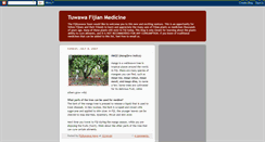 Desktop Screenshot of fijituwawafijianmedicine.blogspot.com