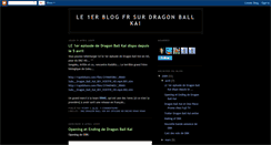 Desktop Screenshot of dragon-ball-kai.blogspot.com