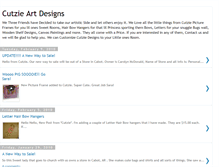 Tablet Screenshot of cutzieartdesigns.blogspot.com
