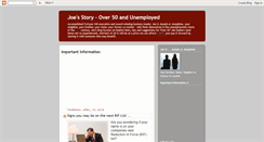 Desktop Screenshot of joewantswork.blogspot.com