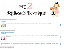 Tablet Screenshot of my2redheadsbowtique.blogspot.com