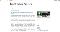 Desktop Screenshot of forklifttrainingmelbournes.blogspot.com