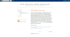 Desktop Screenshot of neworleanshomemortgage.blogspot.com