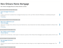 Tablet Screenshot of neworleanshomemortgage.blogspot.com