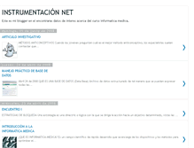 Tablet Screenshot of instrumentacionnet.blogspot.com