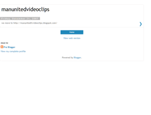 Tablet Screenshot of manunitedvideoclips.blogspot.com