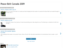 Tablet Screenshot of peacebeltcanada.blogspot.com