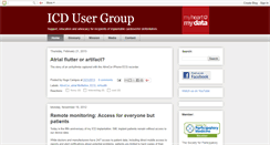 Desktop Screenshot of icdusergroup.blogspot.com