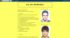 Desktop Screenshot of a3-09-menores.blogspot.com