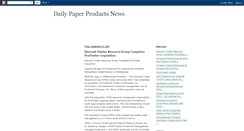 Desktop Screenshot of daily-paper-products-news.blogspot.com