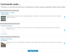 Tablet Screenshot of caminandoando.blogspot.com