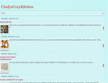 Tablet Screenshot of cindyscozykitchen.blogspot.com