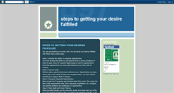 Desktop Screenshot of gettingdesirefulfilled.blogspot.com