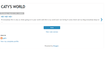 Tablet Screenshot of catys-world.blogspot.com