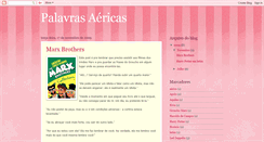 Desktop Screenshot of palavrasaericas.blogspot.com