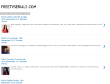 Tablet Screenshot of freetvserials7.blogspot.com