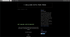 Desktop Screenshot of 1millionhits.blogspot.com