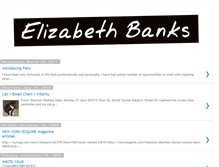 Tablet Screenshot of elizabethbanksblog.blogspot.com