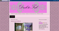 Desktop Screenshot of drab-to-fab.blogspot.com