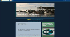 Desktop Screenshot of easternshorefishandgame.blogspot.com