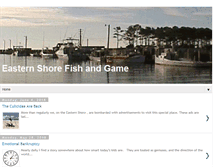 Tablet Screenshot of easternshorefishandgame.blogspot.com